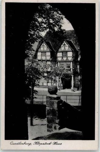 Quedlinburg Klopstock Haus