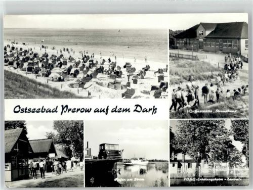 Ostseebad Prerow Hafen Gasthaus Strandhaus FDGB-Erholungsheim Zentral