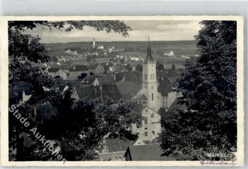 Mainburg Landpoststempel Tegernbach über