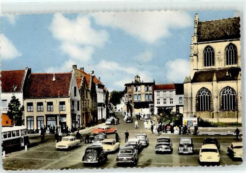 Hulst Marktplatz Auto