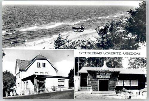 Ückeritz Strand Ratscafe Gasthaus Fischerhütte