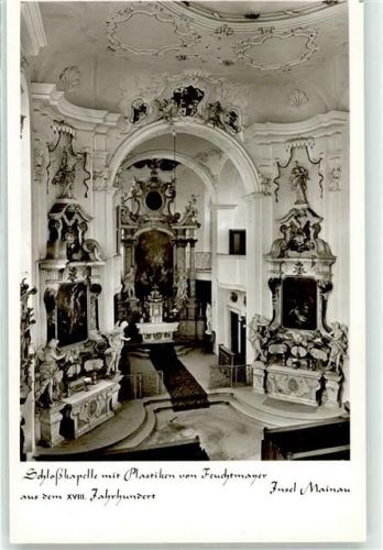 Insel Mainau Schlosskapelle Plastiken von Feuchtmayer
