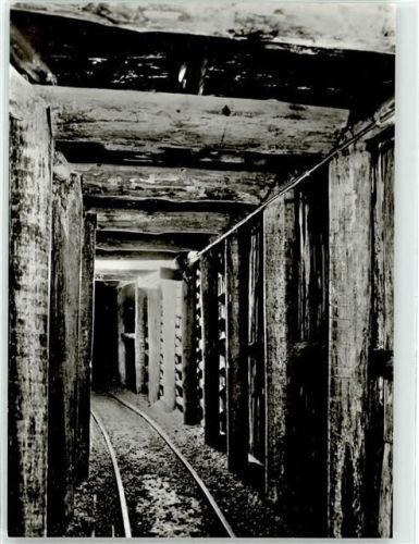 Altenberg Schaubergwerk Neubeschert Glück Stolln 1802 Türstockzimmerung unter Tage