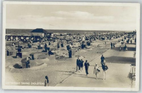 Dahme Strand mit Promenade Steg AKU1