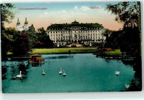 Donaueschingen Schloß Schwäne