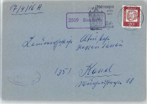 Binsförth Landpoststempel
