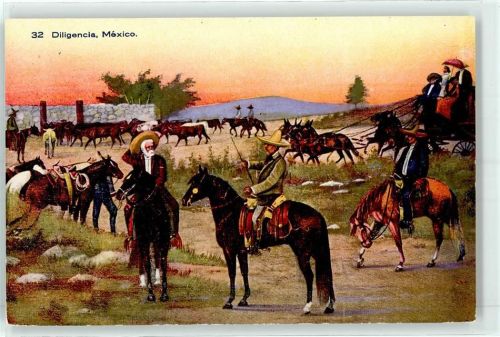 Mexiko City Tracht Reiter Mexikaner
