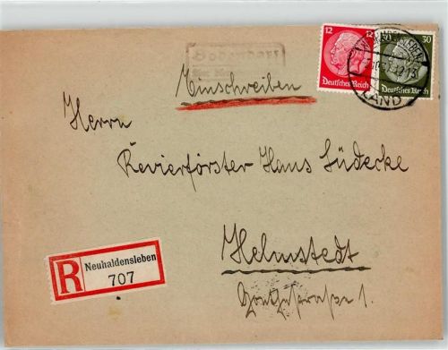 Neuhaldensleben Ort lt. Stempel