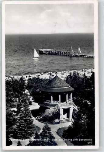 Timmendorfer Strand Strand Seebrücke Ostsee Strandkorb