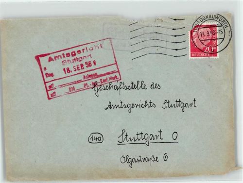 Donauwörth Ort lt. Stempel