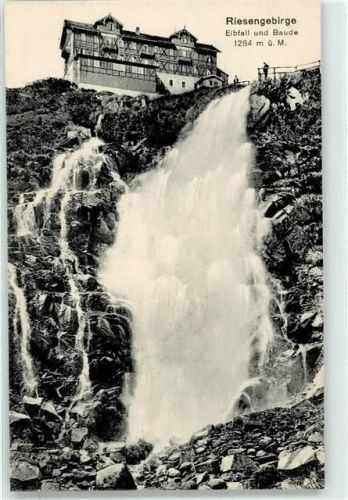 Spindleruv Mlyn Riesengebirge Wasserfall Elbfall Gasthaus