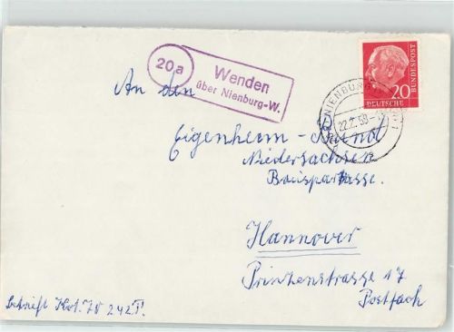 Wenden Landpoststempel