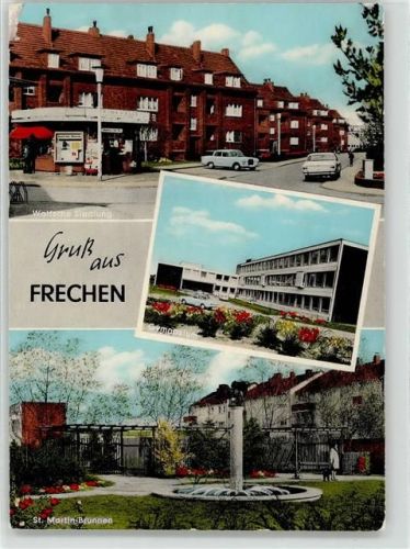 50226 W5020 Frechen - Wolfsche Siedlung Gymnasium St.Martin Brunnen
