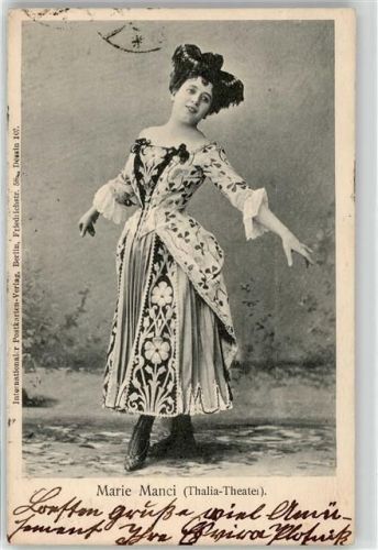 Manci, Marie Theaterschauspieler 1904