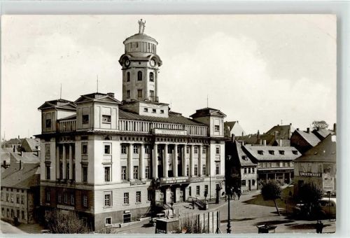Zeulenroda Rathaus Karl Marx Platz Gasthaus