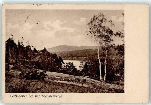 Petersdorf Petersdorfer See Soldatenberge