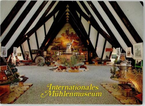 Gifhorn Sonderstempel Internationales Mühlenmuseum Ausstellungsgebäude Modellhalle