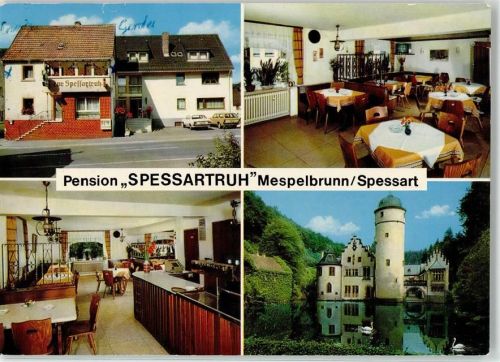 Mespelbrunn Gasthaus Pension Spessartruh Schloss