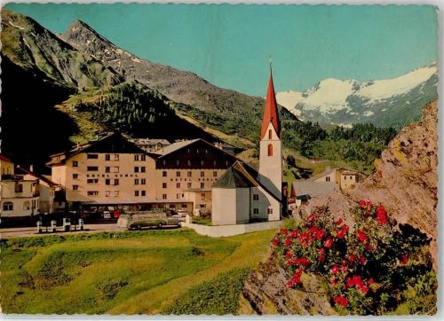 Obergurgl Omnibus Tankstelle Kirche Hotel