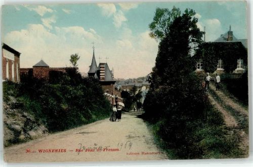Wignehies 1915 Rue Jean de Fresnes Feldpost WK I