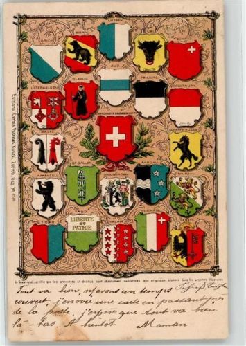 1906 Ticino Graubündedn Fribourg