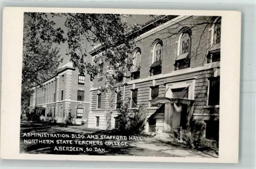 Administration Bldg. and Stafford Hall Nordthern State Teachers College