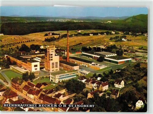 St. Ingbert Fliegeraufnahme Brauerei Becker