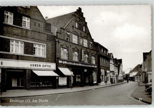 49413 W2843 Dinklage - Am Markt Uhren Optik Holzens Hotel Oldenburger Hof