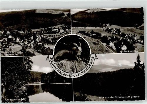 Hahnenklee-Bockswiese Blick von der Schalke Grumbacher See