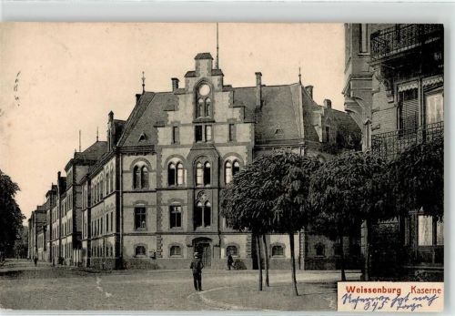 Wissembourg 1911 Kaserne