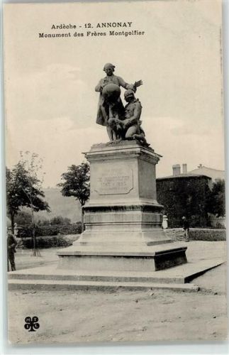 Annonay Denkmal Montgolfier