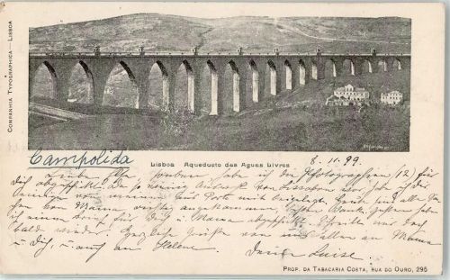 Lisboa Lissabon 1899 - Viadukt