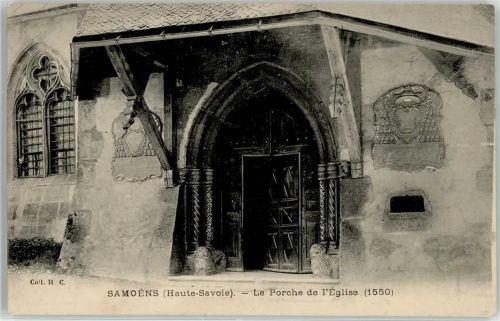 Samoens 1912 Kirche