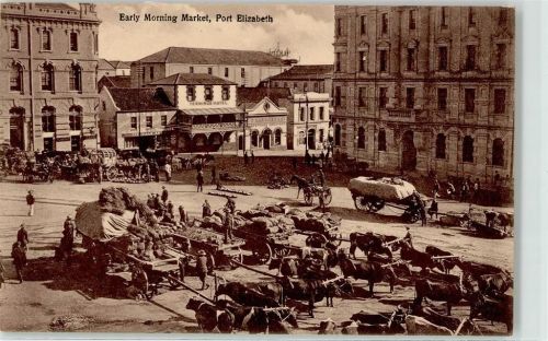 Port Elizabeth Morning Market Marktszene