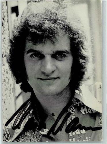Martin Mann Autogramm origin. Unterschrift