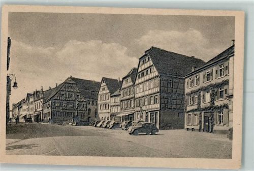 Bretten Marktplatz Autos