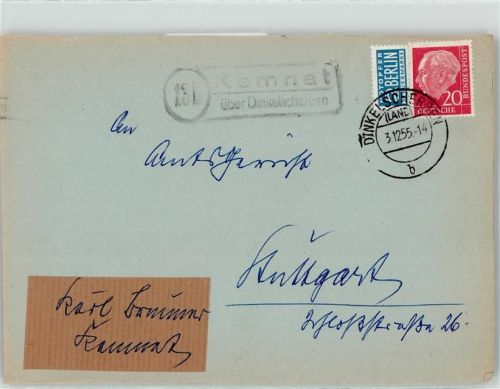 Kemnat Landpoststempel