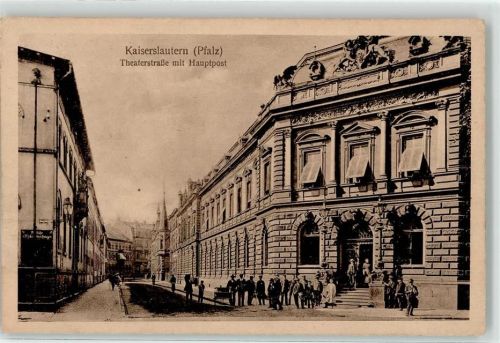 Kaiserslautern Theaterstraße Hauptpostamt