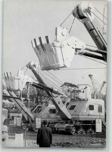 W3000 Hannover Krane Industrie Messe Lübecker Maschinenbau Orenstein-Koppel Technik Gewerbeausstellung 1957