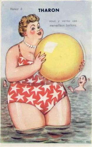 Saint-Michel-Chef-Chef Tharon (Frankreich) Leporello, Ballspiel am Strand I-II