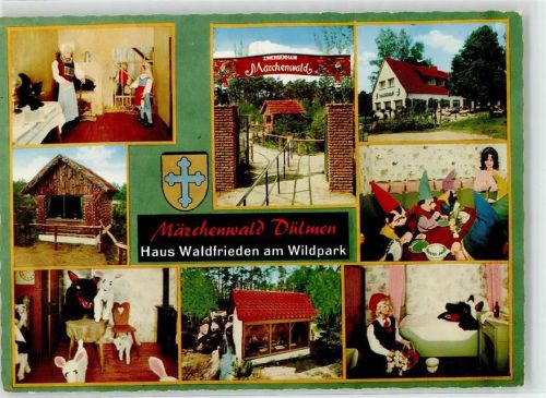 Dülmen Märchenwald Gasthaus Waldfrieden am Wildpark Zwergenhain Zwerg