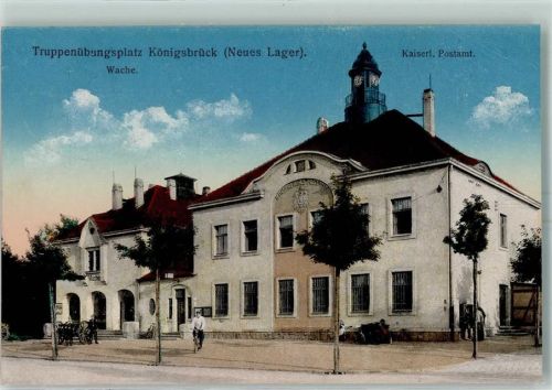 Königsbrück Bahnpost Truppenübungsplatz Wache Postamt