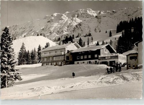 87541 W8973 Oberjoch - Winter Gasthaus Pension Mattlihaus