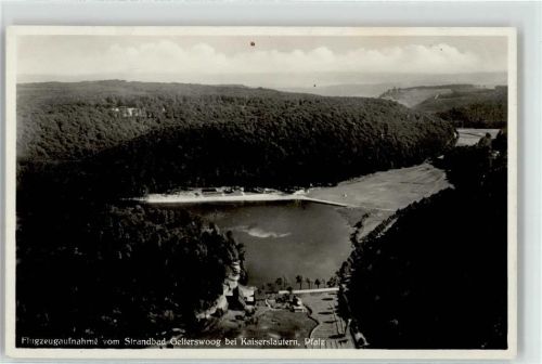 Gelterswoog Fliegeraufnahme Strandbad