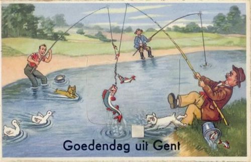 Gand Gent (Belgien) Leporello I-II (Marke entfernt)