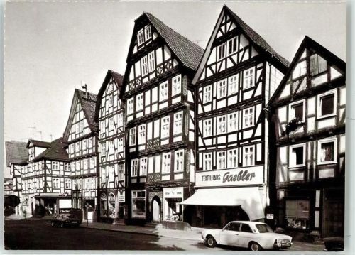 Melsungen Fachwerkhäuser in der Fritzlarer Strasse