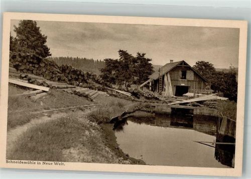 Lomnitz Schneidermühle in Neue Welt