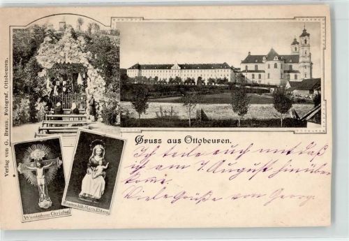 Ottobeuren 1902 Christus Maria Eldern