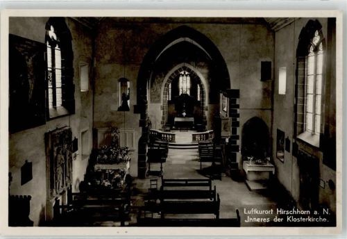 Hirschhorn Klosterkirche Innenansicht