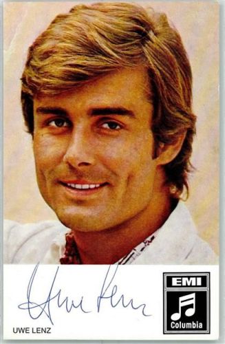 Uwe Lenz Autogramm origin. Unterschrift